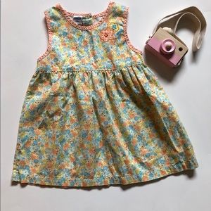 Vintage Oshkosh Baby Dress Floral